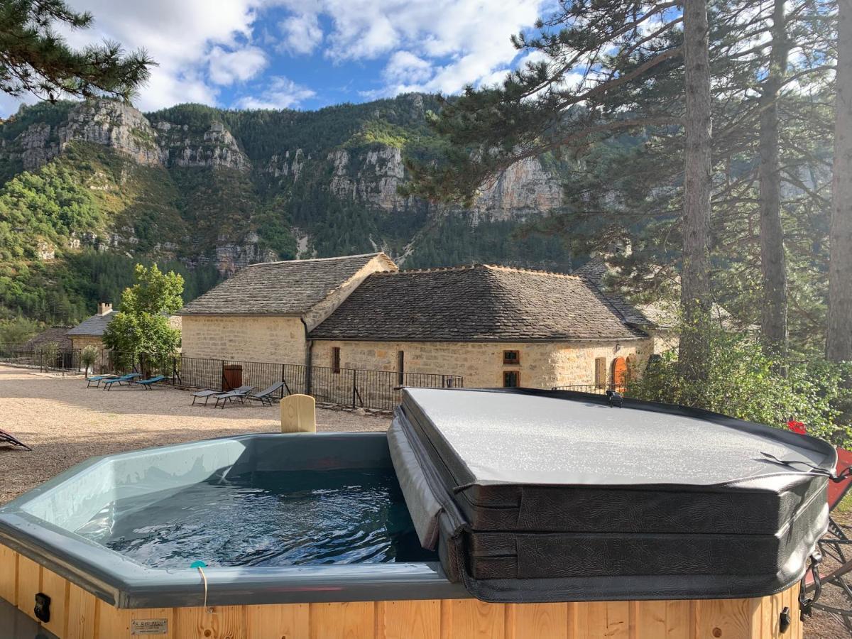 La Voutee 5 Epis Avec Bain Finlandais Prive Au Manoir Du Charme Gorges Du Tarn Acomodação com café da manhã Quezac  Exterior foto