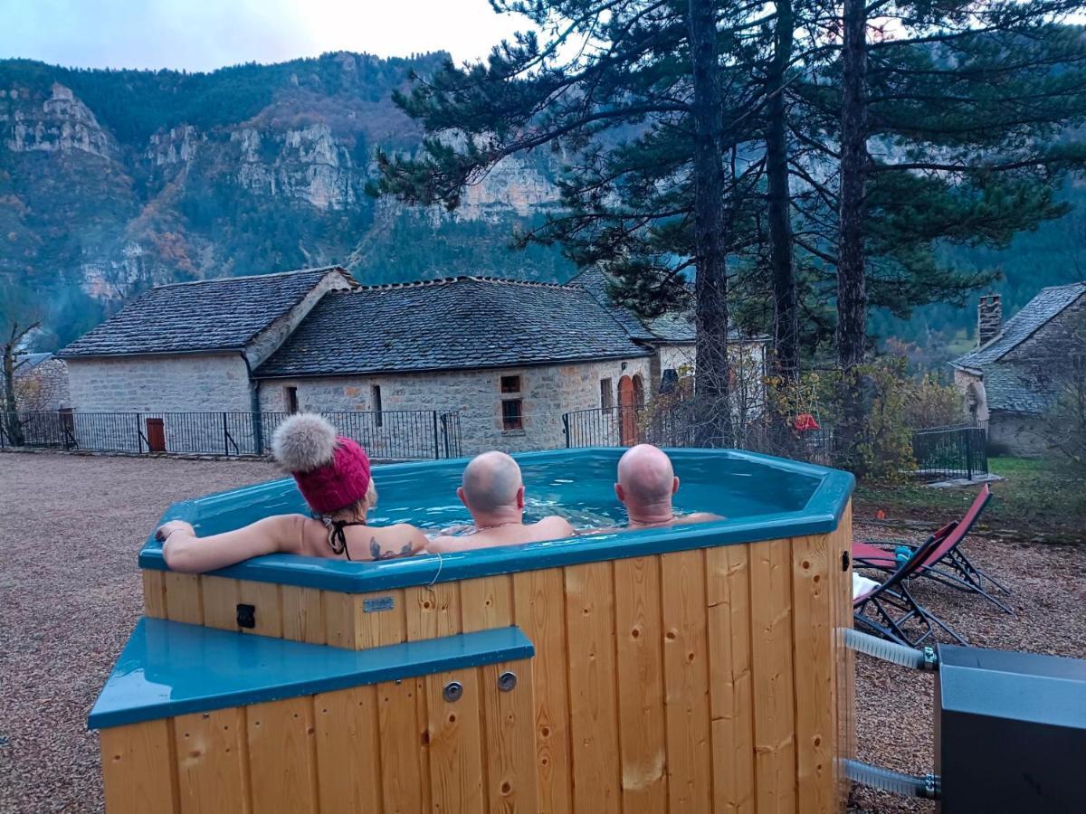 La Voutee 5 Epis Avec Bain Finlandais Prive Au Manoir Du Charme Gorges Du Tarn Acomodação com café da manhã Quezac  Exterior foto